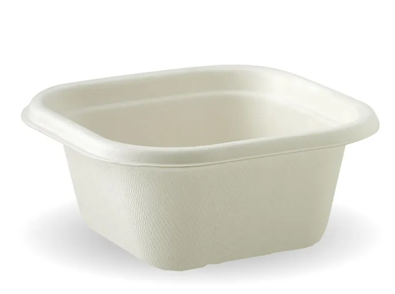 BioPak Takeaway Container White Plant Fibre