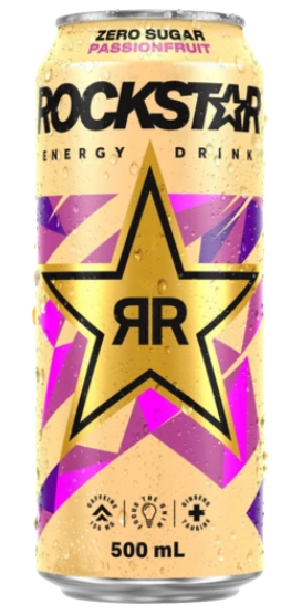 Drink**Rockstar Zero Sugar Passionfruit 12X500ml
