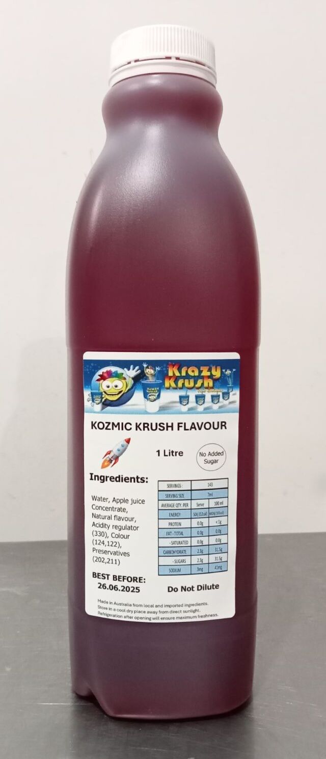 Granita, Kosmic Krush Flavour 1L Krazy Krush