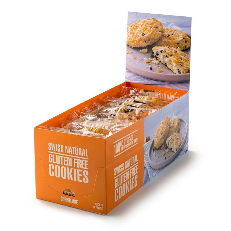 Biscuits**Cornflake Cookies 30x70gm Riviera (GF)