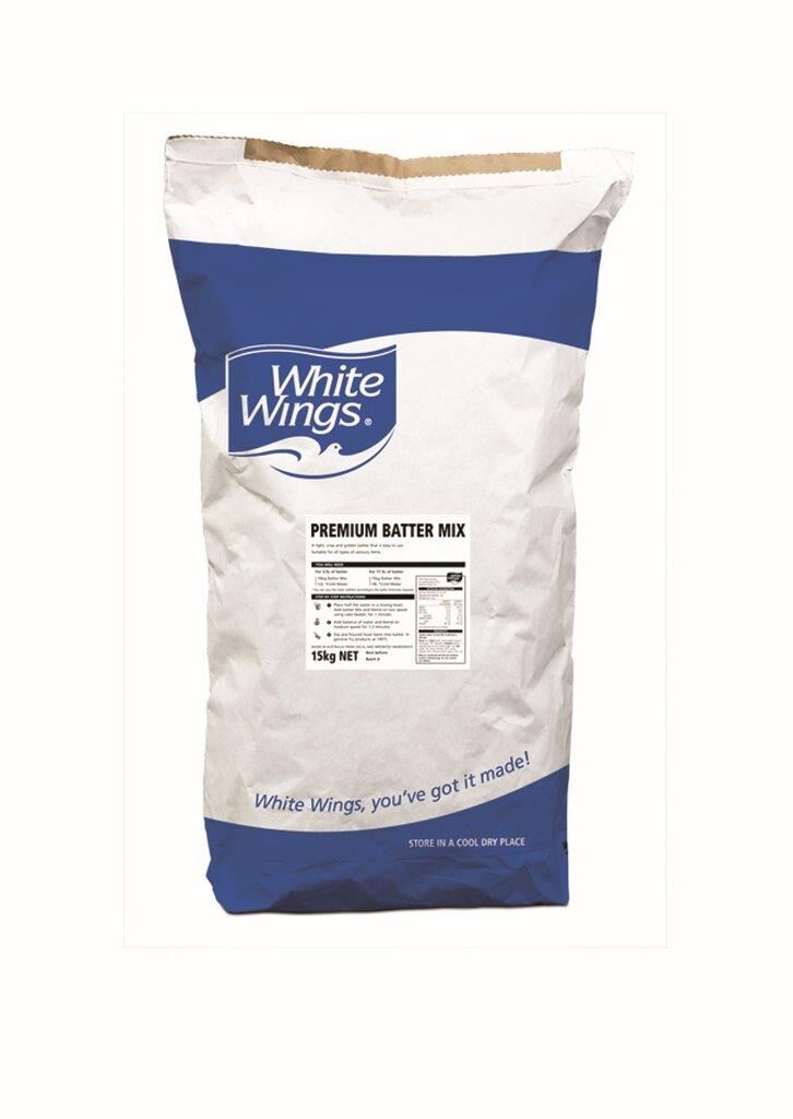Batter Mix, White Wings Premium 15Kg