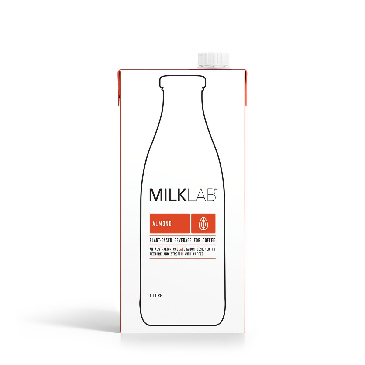 Milk, Almond 8x1L Milk Lab (VG) (GF) (H)