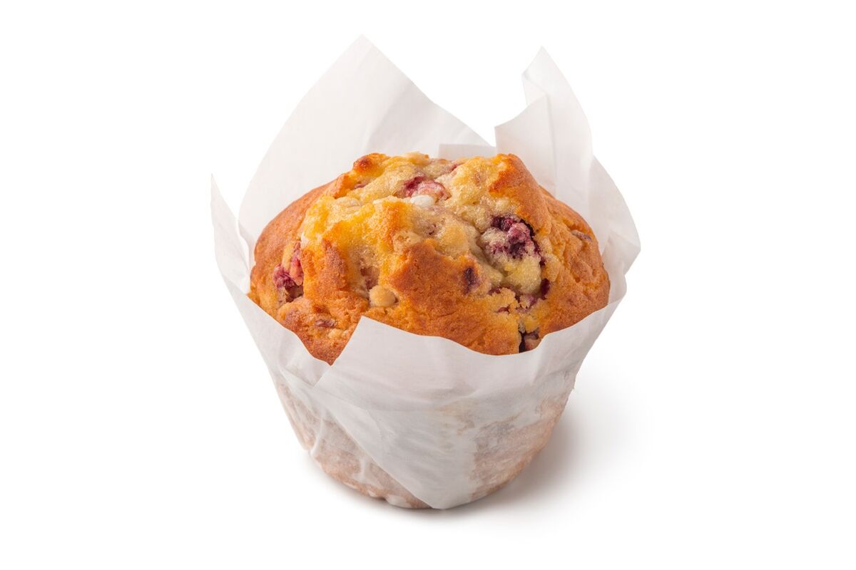 Muffins, Raspberry & White Choc (10) Riviera (GF)