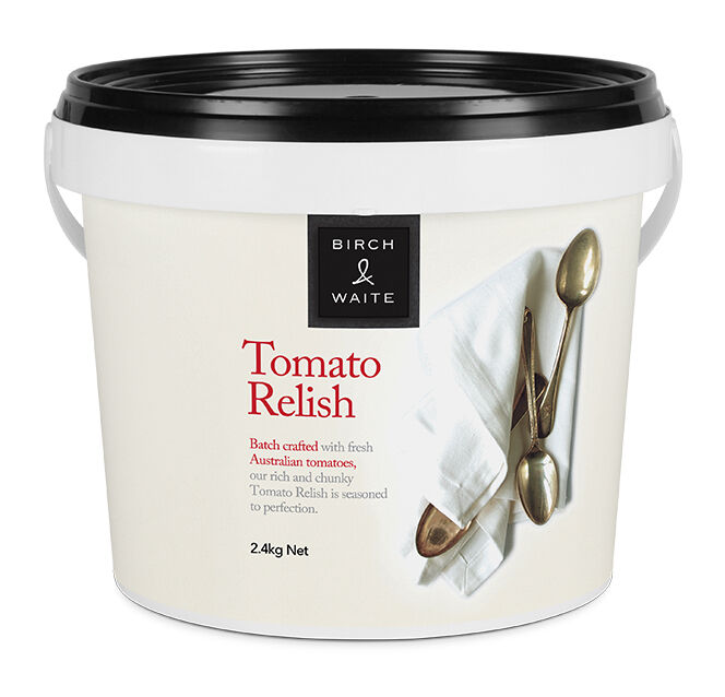Relish, Tomato 2.4kg (Bucket) Birch and Waite (VG) (GF) (H)