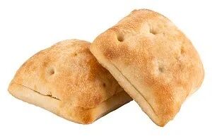 Bread, Plain Square Focaccia (40) Riviera