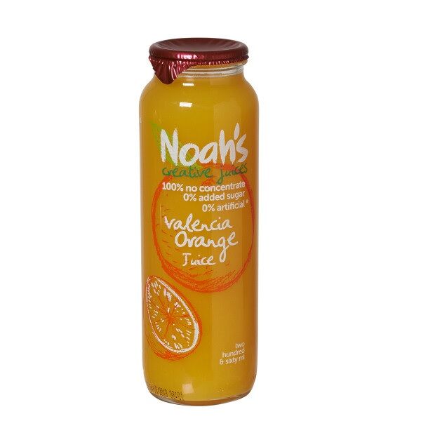 Juice, Noah’s Valencia Orange Juice 12x260ml