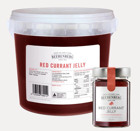 Jelly, Redcurrant 2.4kg Beerenberg