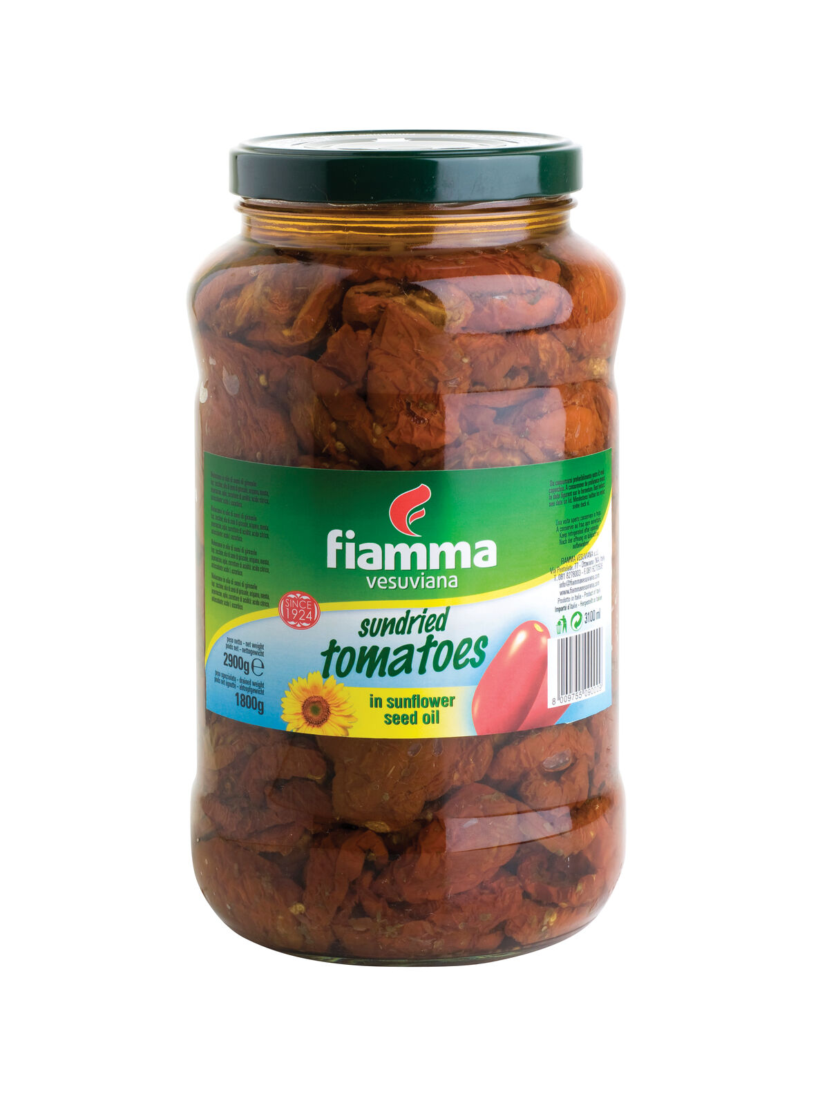 Tomatoes, Sundried 3Kg Fiamma Jar