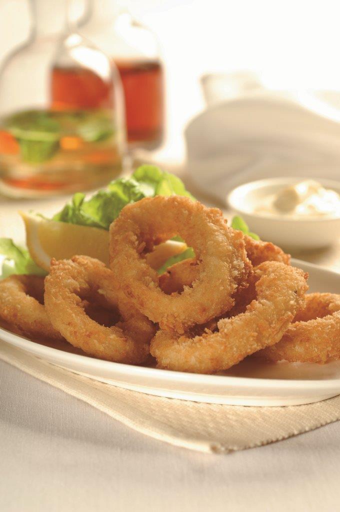 Pacific West Squid Rings Crumbed & Formed