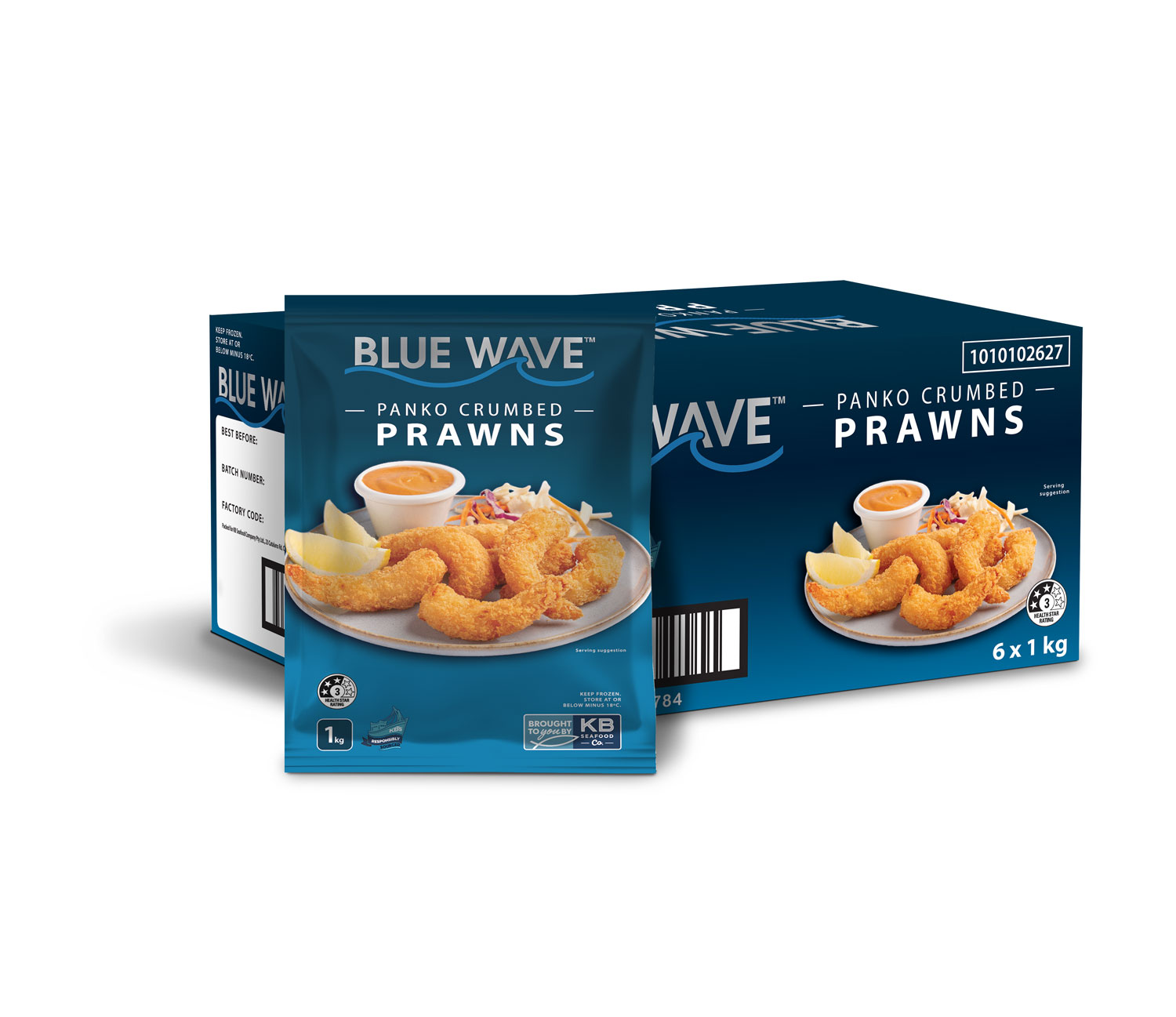 Blue Wave Prawns Panko Crumbed