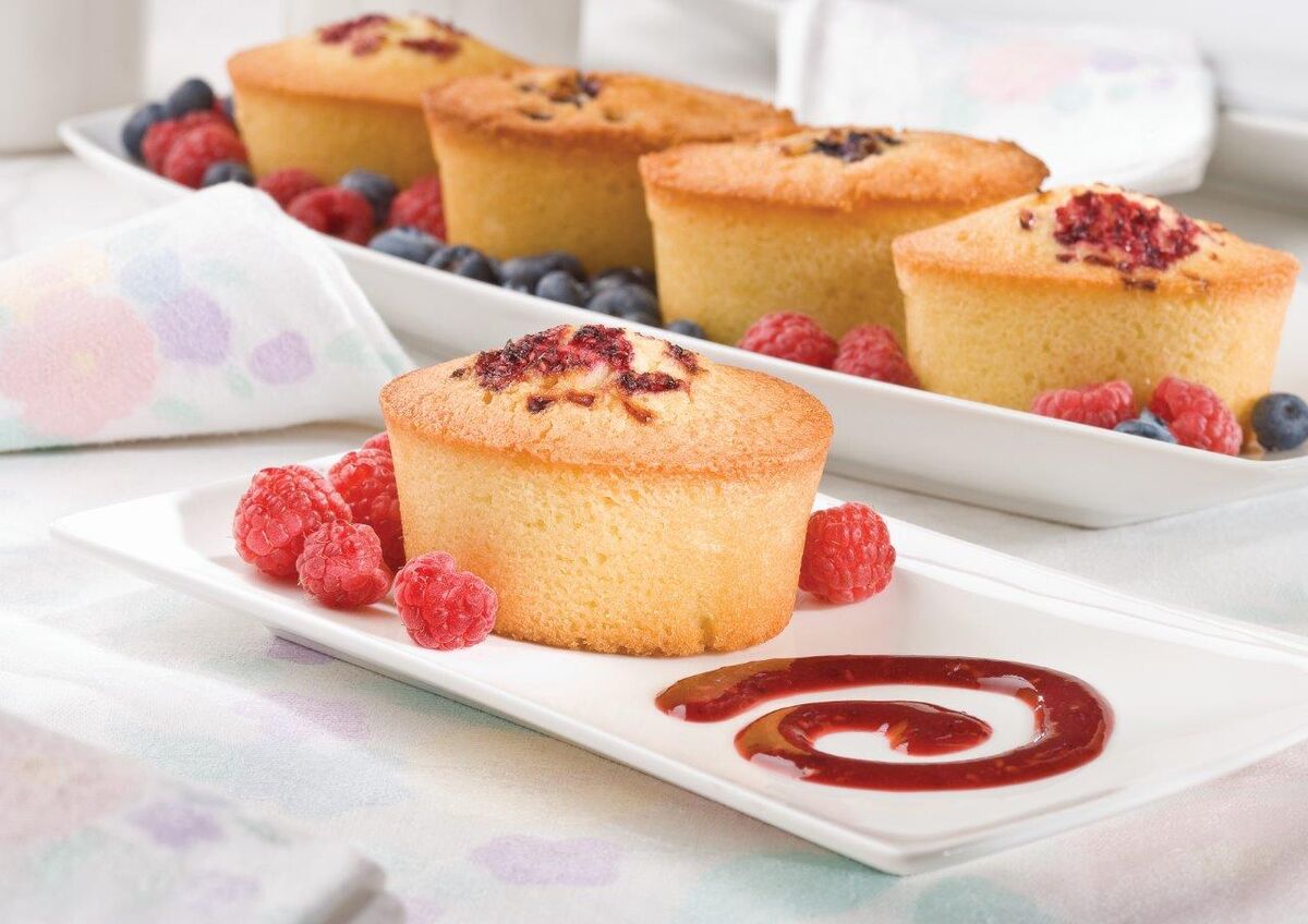 Friand, 1-206 Raspberry (12 Portions) Priestley’s Gluten Free (GF) (H)