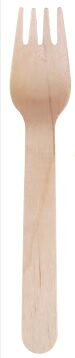 Cutlery, Wooden Fork (100) Bygreen
