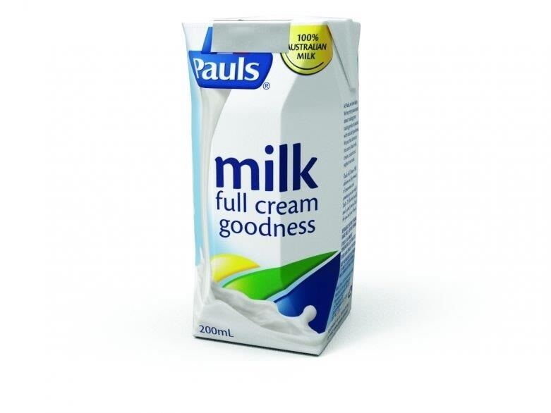 Milk, Full Cream 24x200ml UHT Pauls (H)