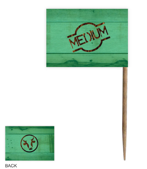 One Tree Steak Marker Medium Flag