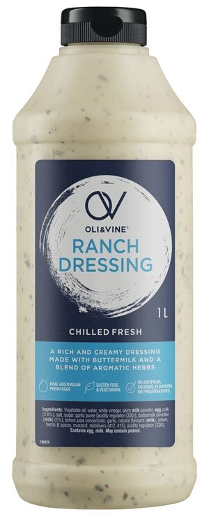 Dressing, Ranch 1L Oli & Vine (GF)