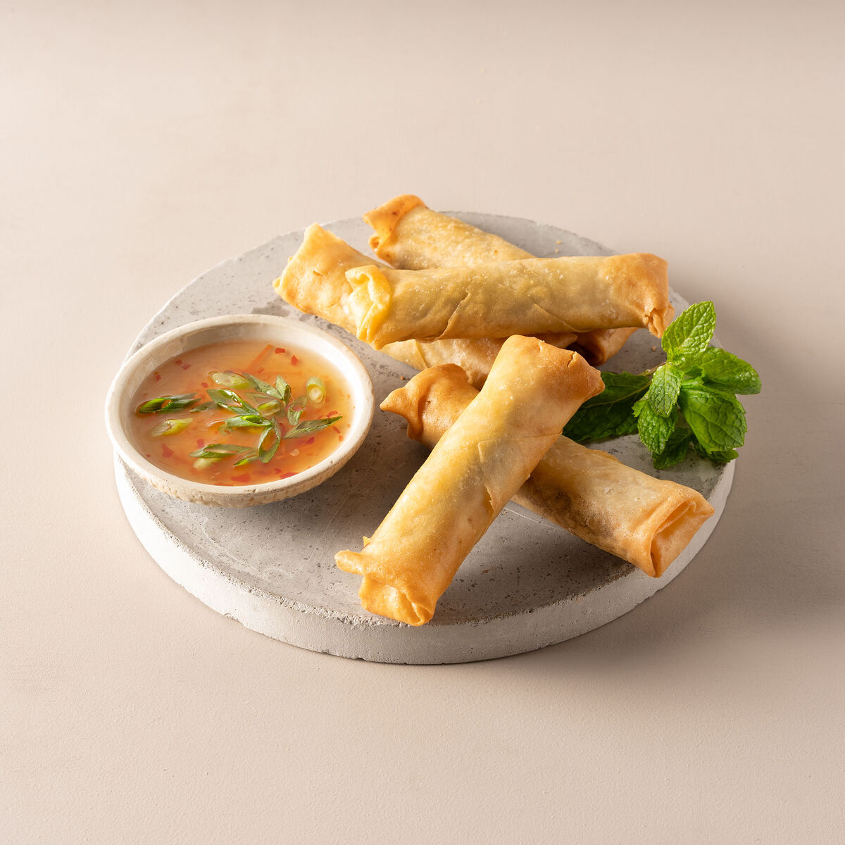 Spring Rolls**Chicken Coriander and Mint 1kg Golden Fan (GF) (H)