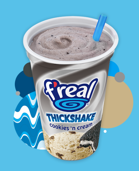 f'real Thickshake Cookies & Cream