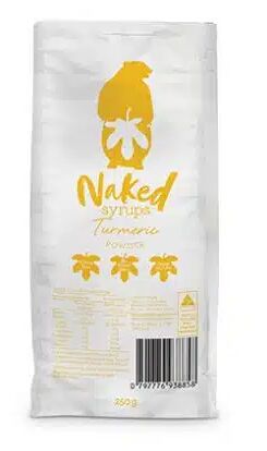 Powder**Turmeric Flavour 4x250gm Naked Syrups (VG)