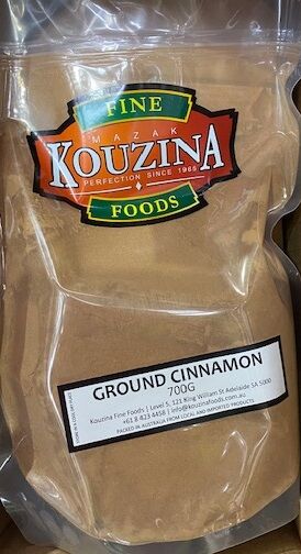 Cinnamon Ground 700gm Kouzina (VG) (GF) (H)