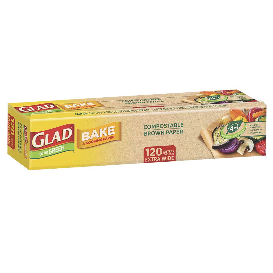 Glad Baking & Cooking Paper Compostable Brown