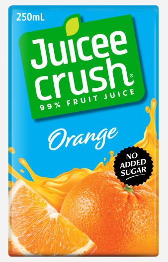 Juice, Orange 24x250ml Juicee Crush