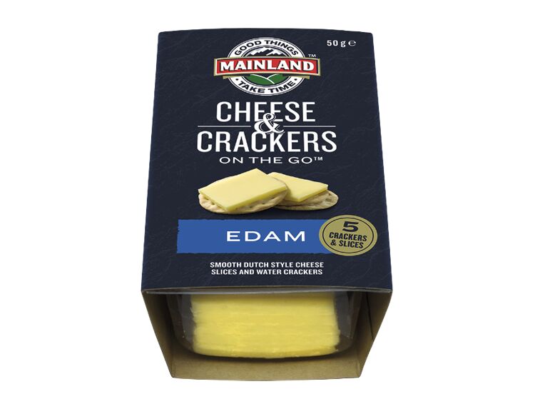 Cheese**Edam On the Go 7x50g Mainland Carton (BLUE) (H)