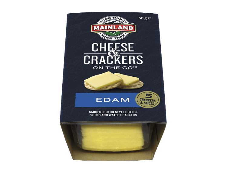 Mainland Cheese & Crackers On The Go Edam