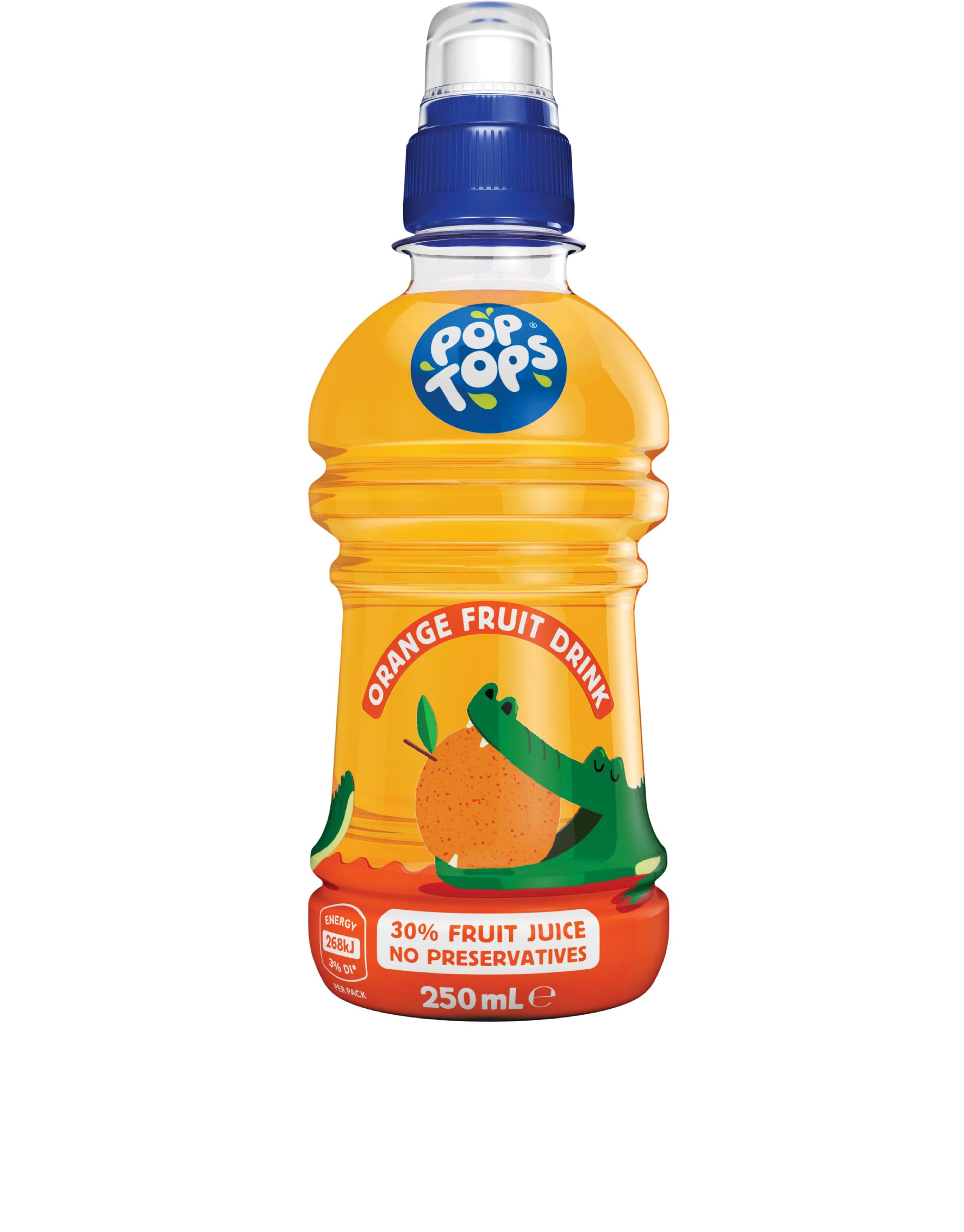 Juice, Orange Pop Top Fruit Drink 24x250ml