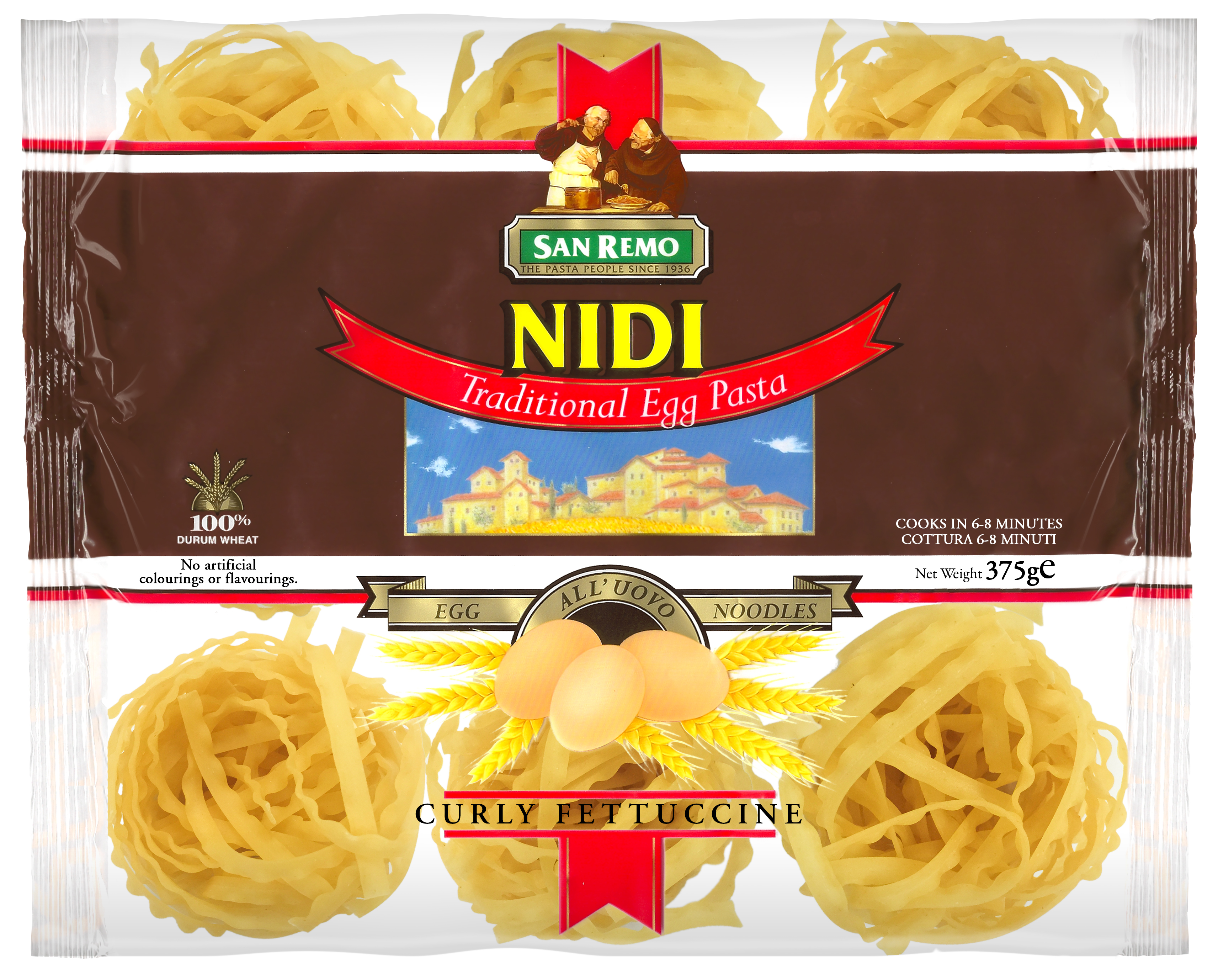 San Remo Pasta Nidi Curly Fettuccine