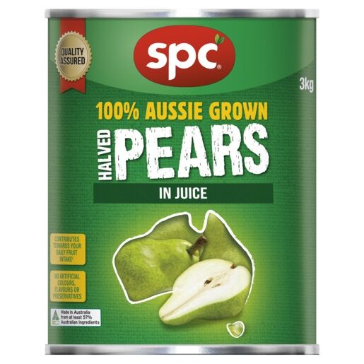 Pear Halves, in Juice A10 SPC (VG) (H)