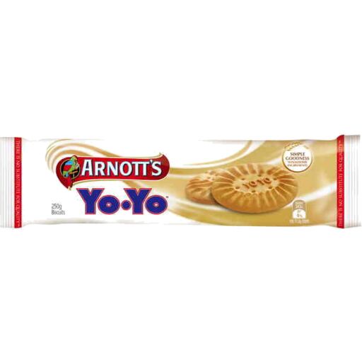 Biscuits, Yo Yo 250gm Arnotts