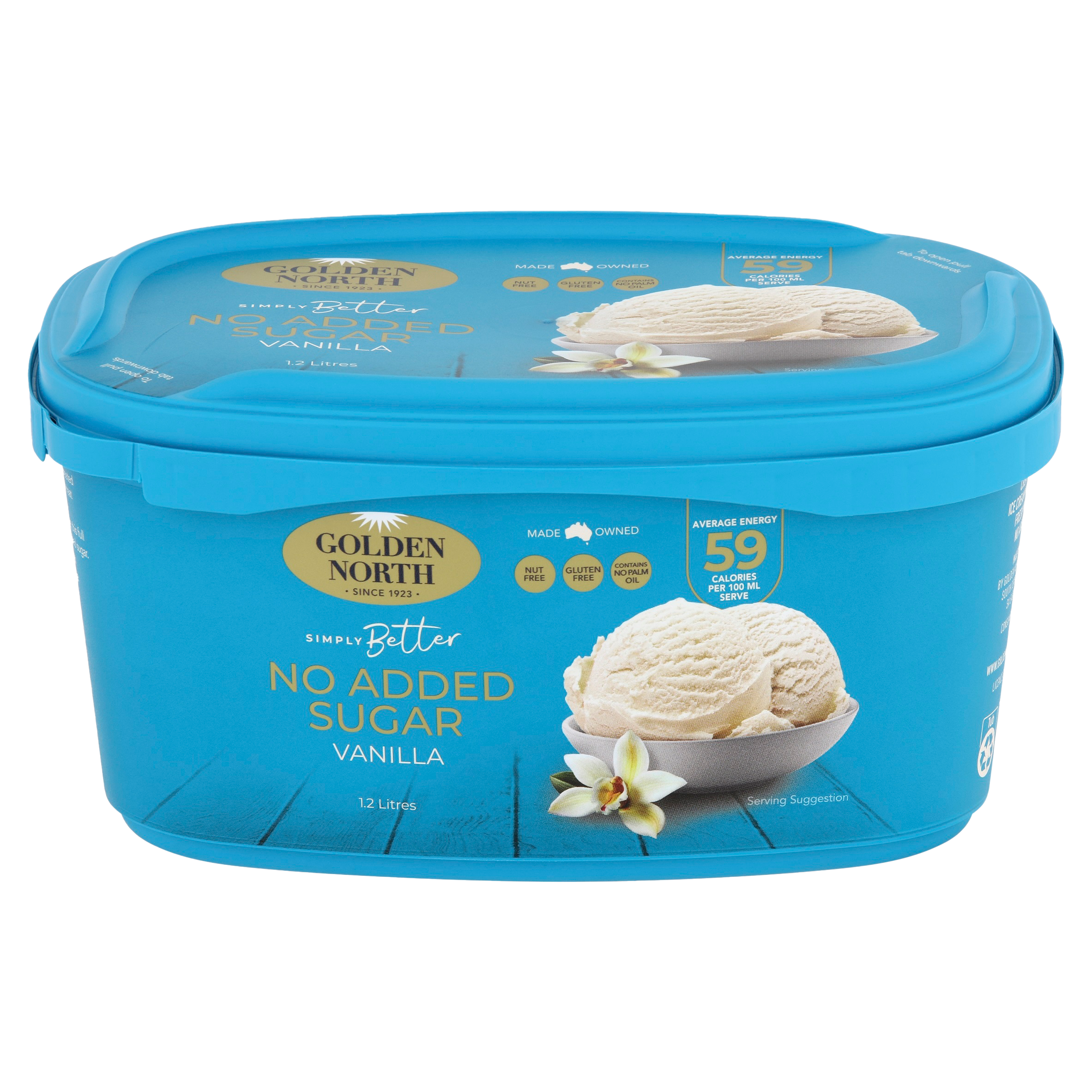 Ice Cream**Simply Better Vanilla NAS 1.2L Tray Golden North (GF)