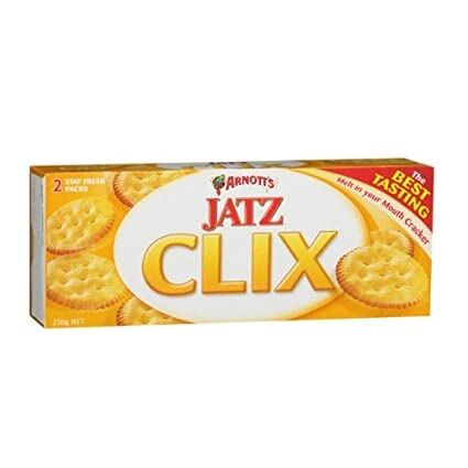 Biscuits**Jatz Clix 18x250gm Arnotts