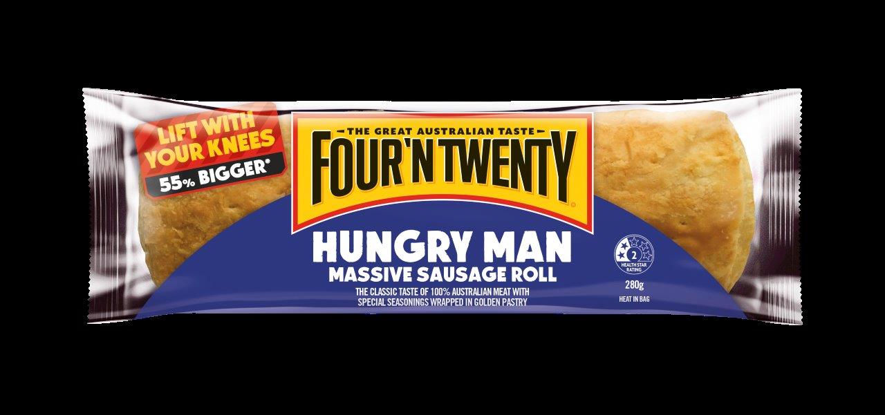 Four'N Twenty Sausage Roll Hungry Man