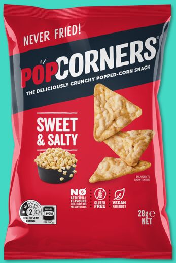 PopCorners**Sweet & Salty 18x28g (GF)