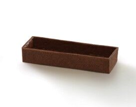 Pastry**Shells (BCHR97) Baked Choc Short Rectangle 84x97mm Readybake