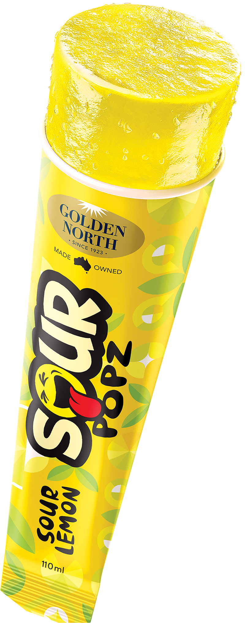 Golden North Ice Block Sour Popz Sour Lemon