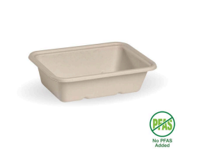 BioPak Rectangular Fibre Takeaway Container