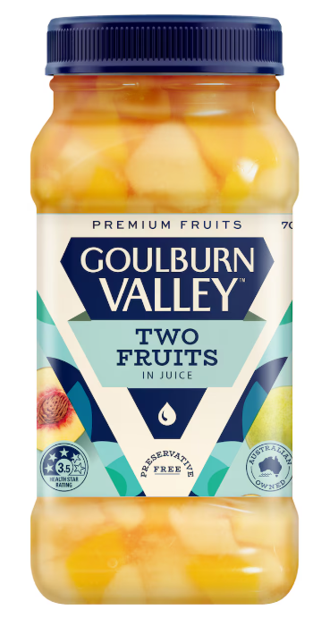 Goulburn Valley Two Fruits in Juice
