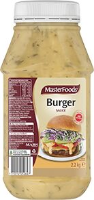 Sauce, Burger 2.2Kg Masterfoods