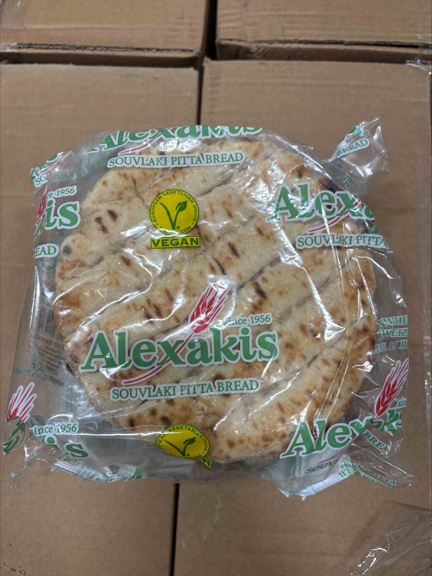 Pitta Bread 18cm (10) Alexakis (VG)