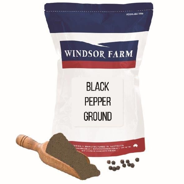 Pepper, Black Ground SS 1Kg Windsor Farm