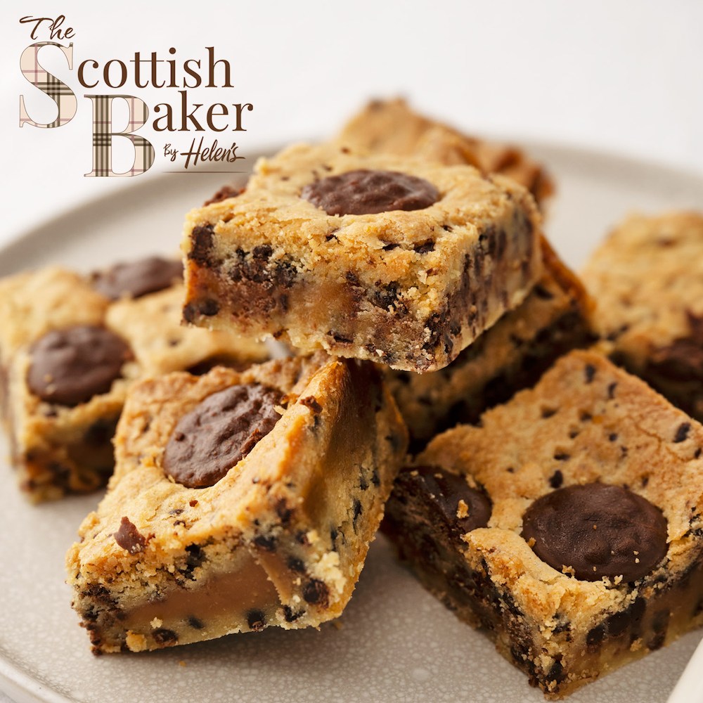 The Scottish Baker Slice Caramel Choc Cookie
