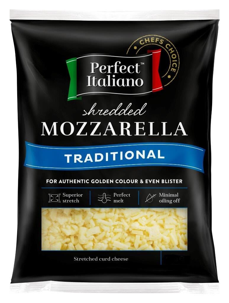 Cheese, Shredded Mozzarella Perfect 12Kg (GF) (H)