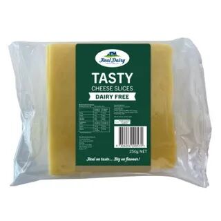 Cheese, Dairy Free Cheddar Slices 250gm Real Dairy (VG) (GF) (H)