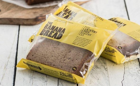 Bread, Banana Ind. Wrap 20x90gm Country Chef