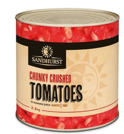 Sandhurst Tomatoes Chunky Crushed