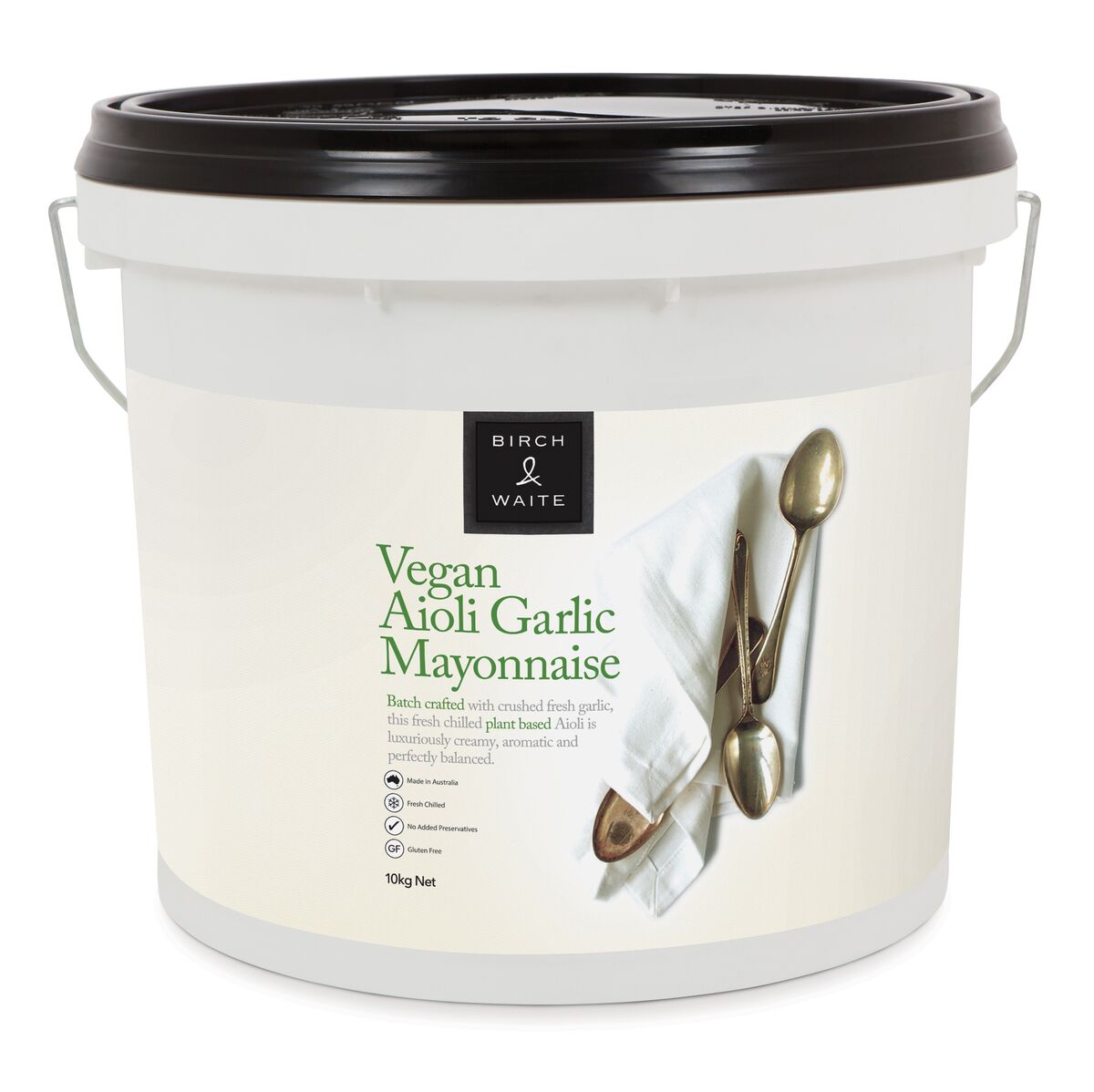 Mayonnaise, Vegan Garlic Aioli 10Kg Birch and Waite (VG)