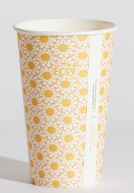 Cups, Coffee 16oz Single Wall CREATIVE (50) Truly Eco