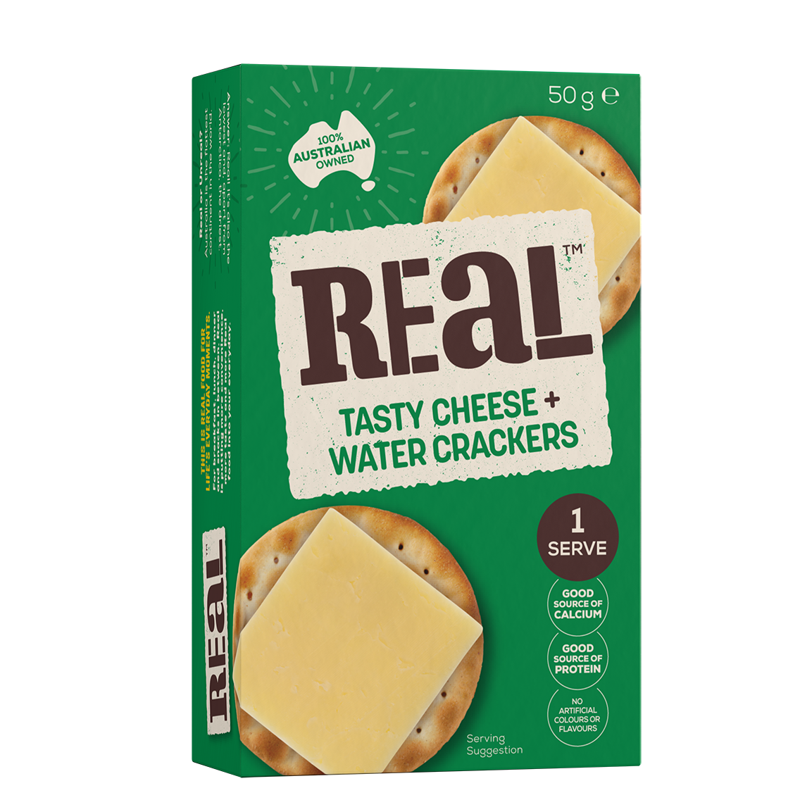 Real Tasty Cheese & Water Crackers